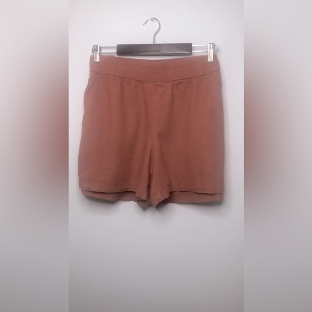 Sonoma Linen Blend Women’s Shorts Rust Plus Size XXL